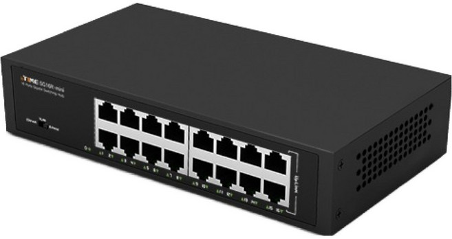 ipTIME 스위칭허브, SG16R-mini, 1개