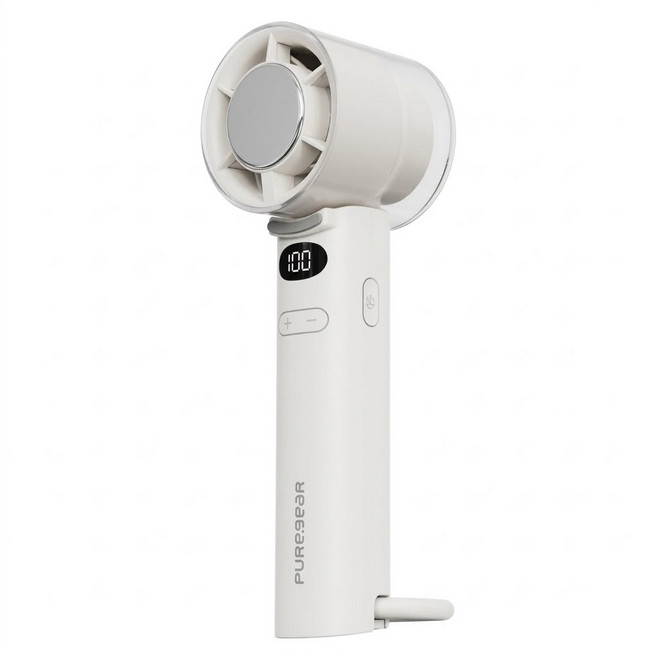 PURe.geaR 普格爾 冰敷強力風扇, 月光白, 12257PG