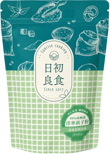 SUNRISE COOKING 日初良食 洋車前子粉, 200g, 1個
