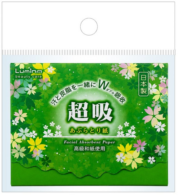 Lumina 露蜜 超吸日本黏取式吸油面紙, 1組, 100入
