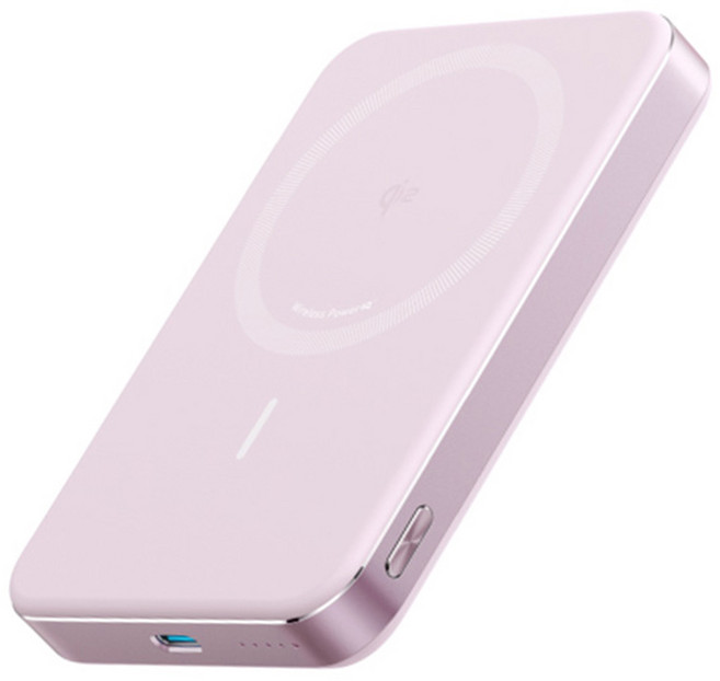ANKER Qi2 超薄磁吸行動電源 10000mAh Type-C, 粉色, A1664