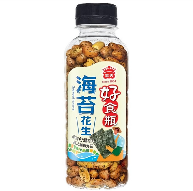 義美 海苔花生, 230g, 1個