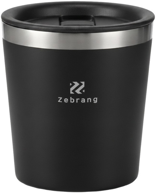 HARIO 好璃奧 Zebrang 陶瓷塗層真空保溫杯 ZB-CTT-220MB, 黑色, 1個, 220ml