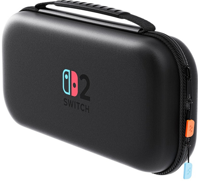 BIGSKIT Nintendo Switch 2 多合一便攜式硬殼收納包, 黑色, 1個, NS2ZP-K
