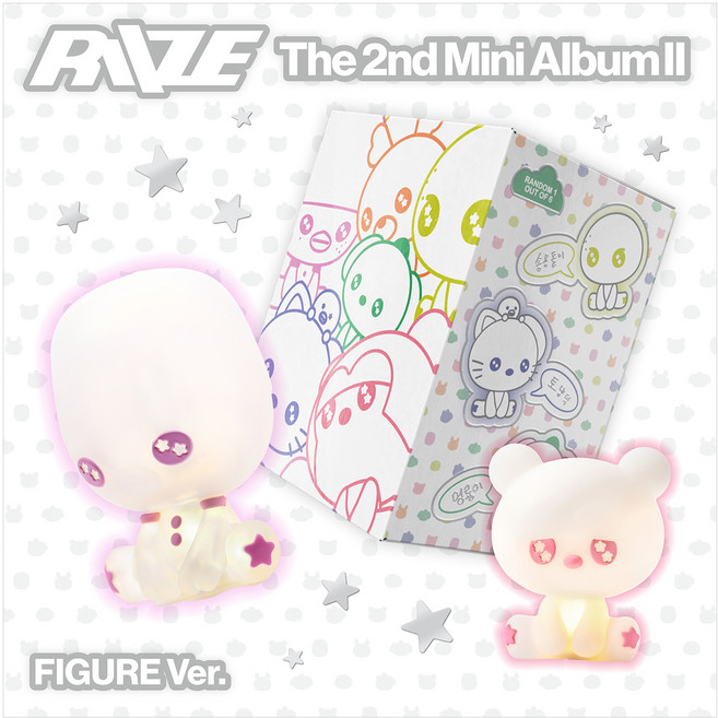 RIIZE - 第二張迷你專輯 ： II Figure Ver. 智慧專輯 隨機出貨, 1張QR卡