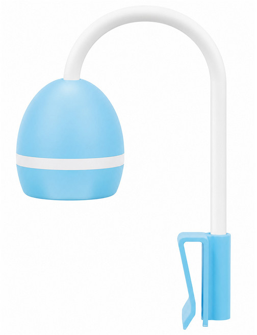 crab aqua 小螃蟹 USB夾燈 圓球型 藍色 CA-L6-SB-BE, 1個