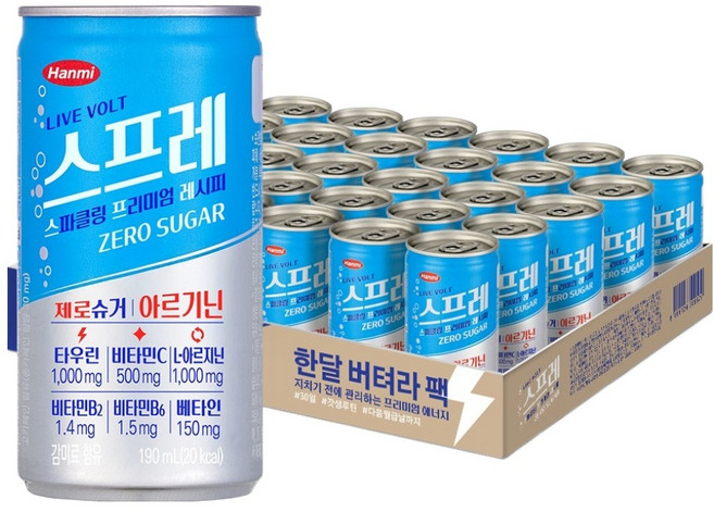 한미사이언스 스파클링 프리미엄 레시피, 30개, 190ml