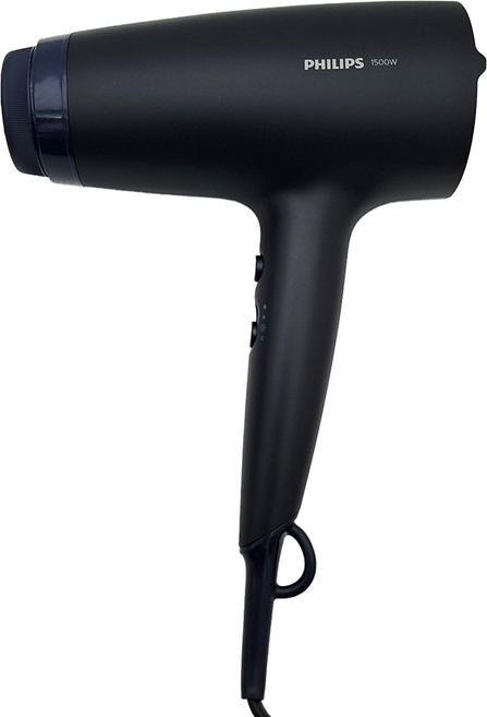 PHILIPS 飛利浦 負離子溫控護髮吹風機, 霧柔黑, BHD360/21