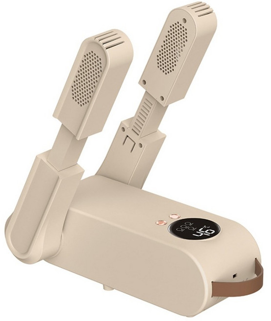 AERIVO 智慧多段控溫乾鞋器/定時恆熱除臭暖鞋機, 卡其色, 單一商品