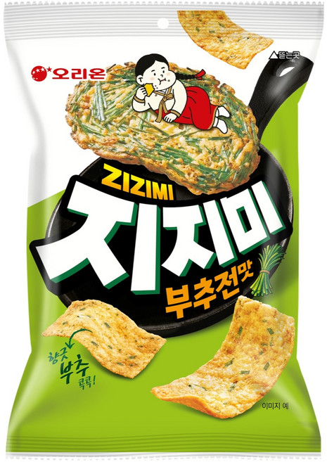 오리온 지지미 부추전맛, 58g, 1개