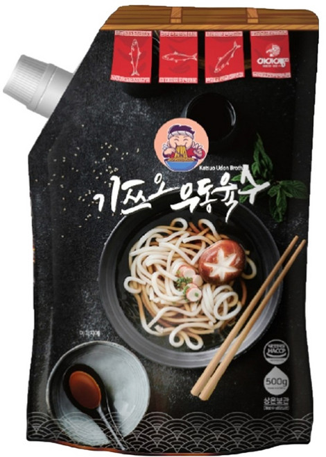 아이엠소스 가쓰오우동소스 장국 다시 소스 쯔유 육수 (당일발송보장), 500g, 1개
