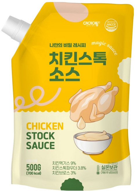 아이엠소스 치킨스톡 소스, 1개, 500g