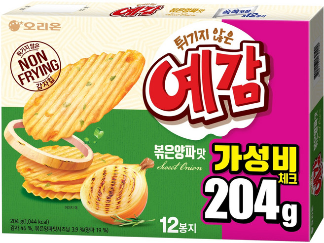 오리온 예감 볶은양파 12p, 204g, 1개