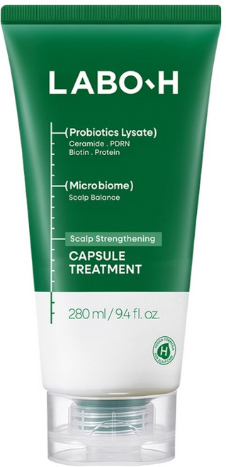 라보에이치 두피강화클리닉 PDRN 단백질 비타민 실리콘프리 캡슐 트리트먼트, 280ml, 1개