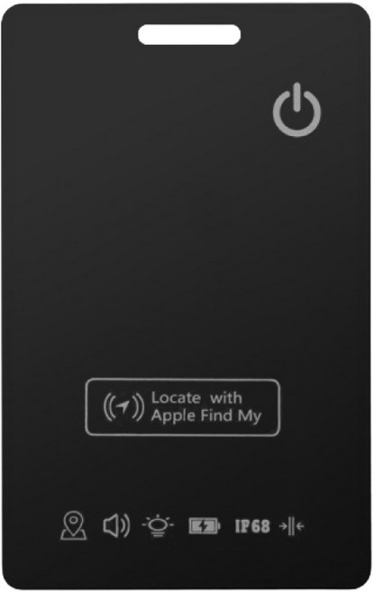 DTAudio MyCard 防丟定位卡 F18C-B, 黑色, 1個