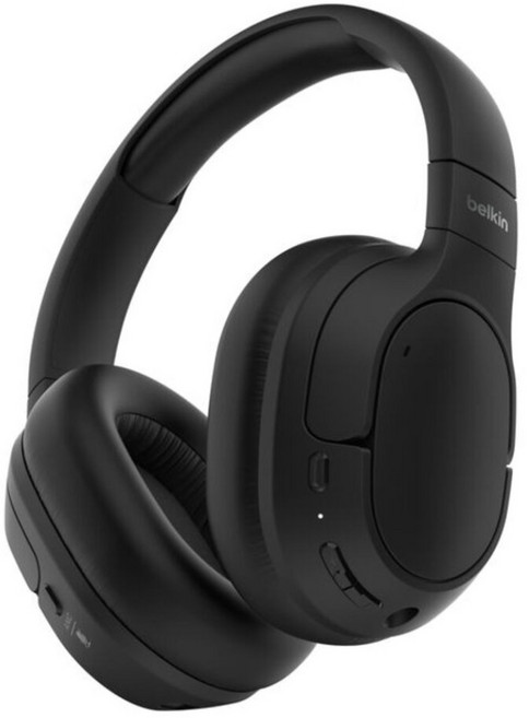 belkin 貝爾金 SoundForm Isolate 頭戴式無線降噪耳機, 黑色, AUD008fqBK