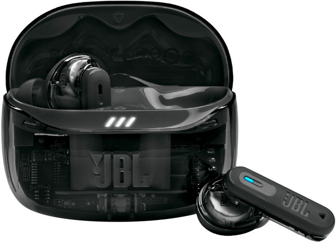 JBL 真無線降噪藍牙耳機, 黑色, Tune Beam 2 Ghost