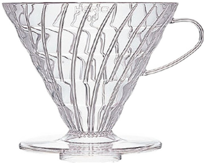 HARIO 好璃奧 V60 濾杯 02 透明, 137ml, 單品, 1個