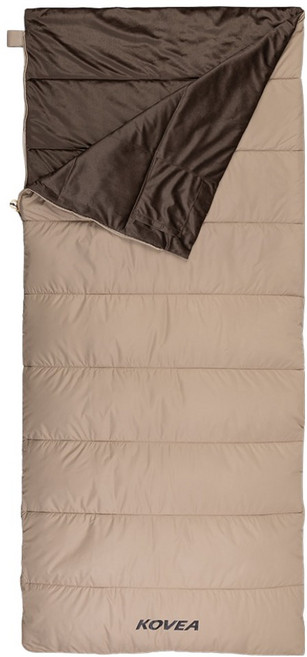 KOVEA 舒適 Snuggle 搖粒絨睡袋 500 靠墊, 1個, 沙色