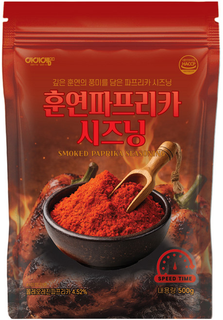 아이엠소스 훈연 파프리카 시즈닝, 1개, 500g