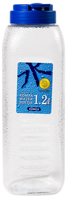 KOMAX 翻蓋式冷水壺 韓國製, 透明色, 1個, 1.2L