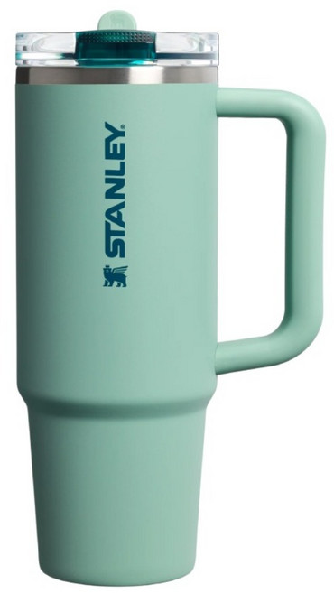 STANLEY 防漏吸管隨手杯, 松柏綠, 1個, 0.88L