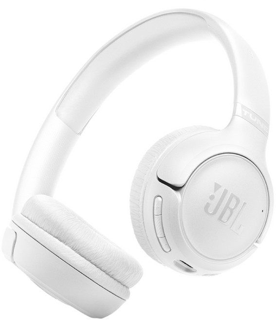 JBL 耳罩式藍牙無線耳機, 白色, TUNE 530BT