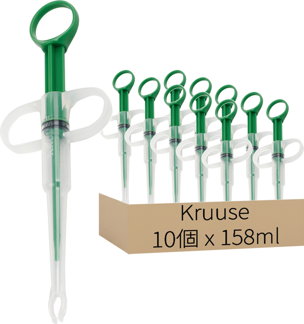Kruuse 寵物餵藥器 夾式, 10個, 158ml