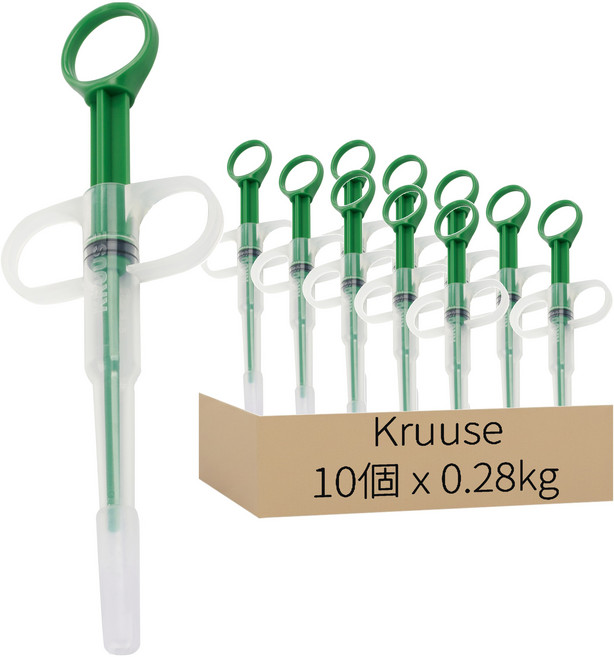 Kruuse 寵物餵藥器 軟頭, 28g, 10個