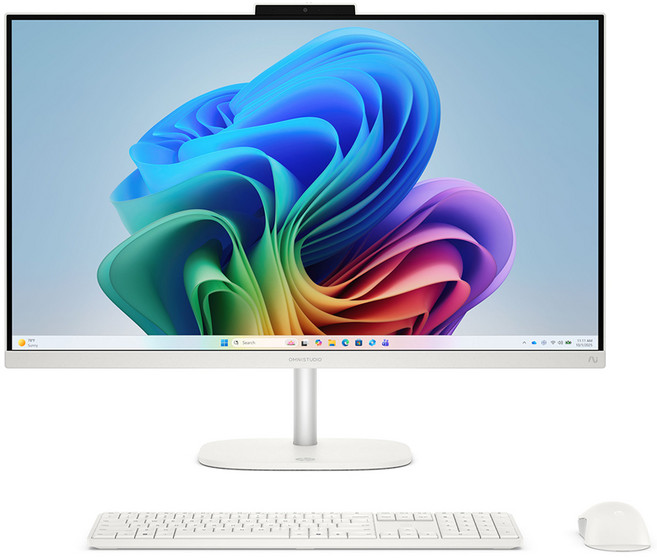HP 2026 옴니 스튜디오 27 코어5 코어 시리즈1, Cotton White, 27-CU0004KR, 512GB, 24GB, WIN11 Home