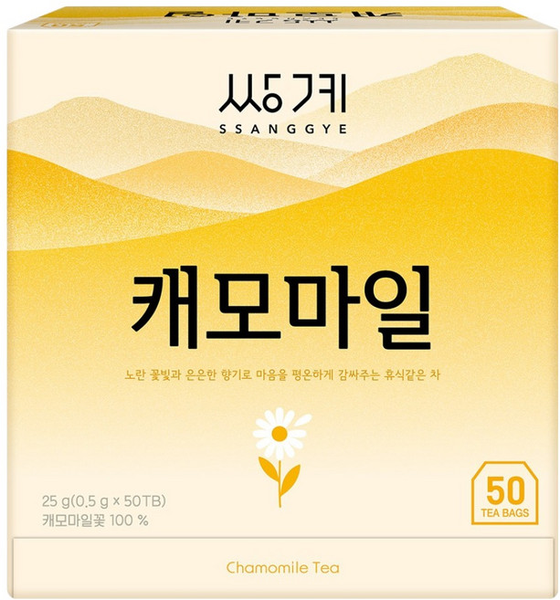 쌍계명차 캐모마일, 500mg, 1개, 50개입