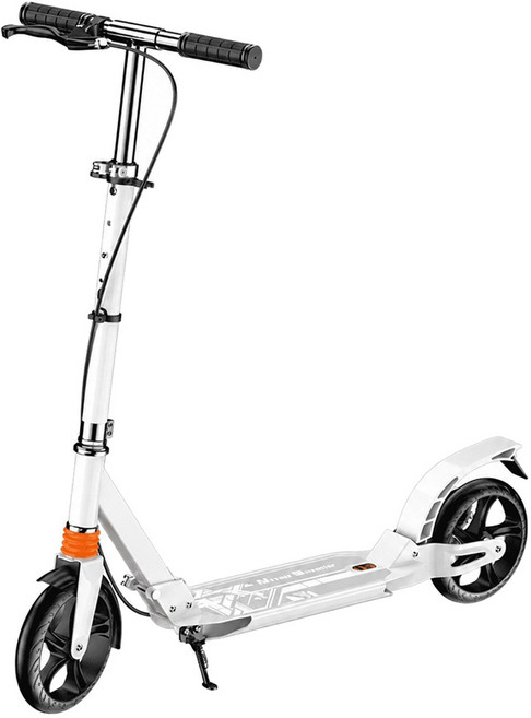 小木馬 滑板車 碟煞款, 白色, 1個