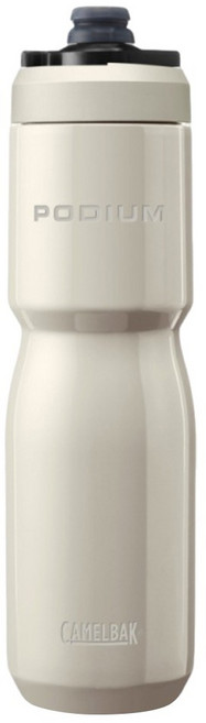 CAMELBAK Podium 650ml 不鏽鋼 競速真空保冰 單車水瓶 公路車水壺 保溫瓶 運動 象牙白 1個