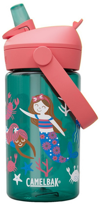 CAMELBAK Flip Straw 400ml 兒童水瓶 咬嘴吸管 RENEW 美人魚朋友 1個