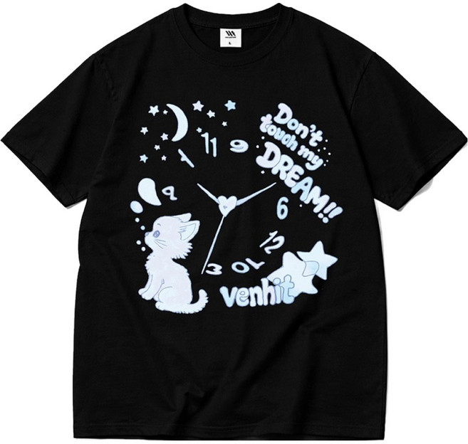 VENHIT 男款 don't touch my dream 涼感棉短袖T恤