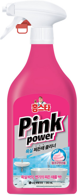 홈스타 핑크파워 욕실 찌든때 클리너, 510ml, 1개