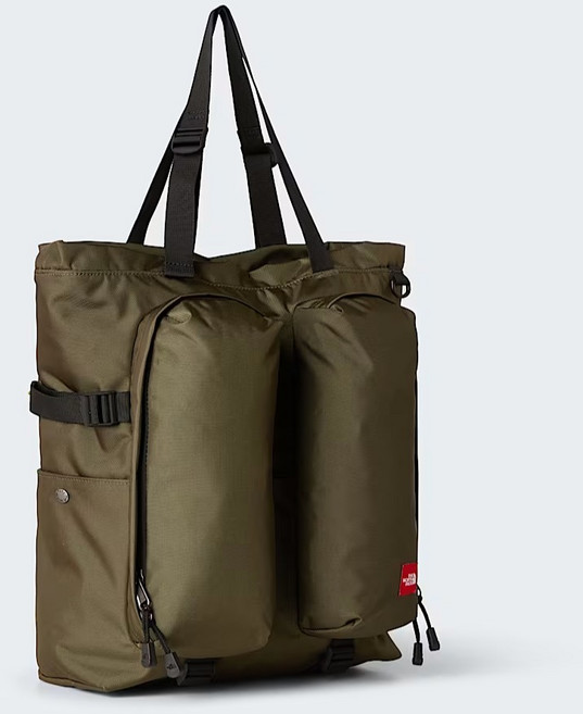 THE NORTH FACE Red Box 托特包 NF0A8EGE21L1, 新灰褐色綠