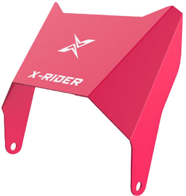 엑스라이더 X200맥스 / X100맥스 / X200듀오 / X200프로 전기자전거 윈드쉴드, 핑크, 1개