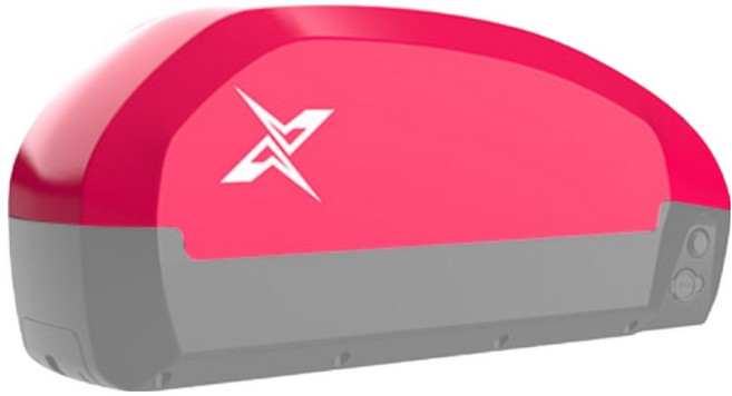 엑스라이더 X200맥스 전기자전거 디자인 미니 점보 배터리 상단케이스, 핑크, 1개