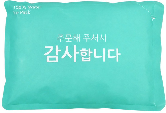 제이제이컴퍼니 물 아이스팩 15 x 20 cm 랜덤발송, 1개, 64개입