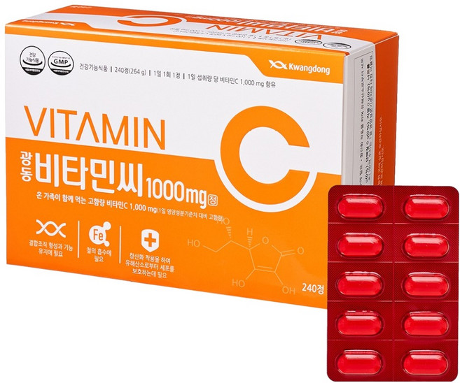 광동제약 비타민C 1000mg 264g, 240정, 1개