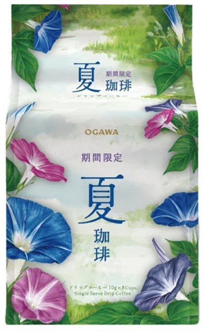 OGAWA 小川珈琲 夏咖啡 濾掛式, 10g, 1套, 8個裝