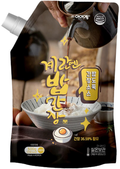 아이엠소스 계란엔밥간장소스, 500g, 1개