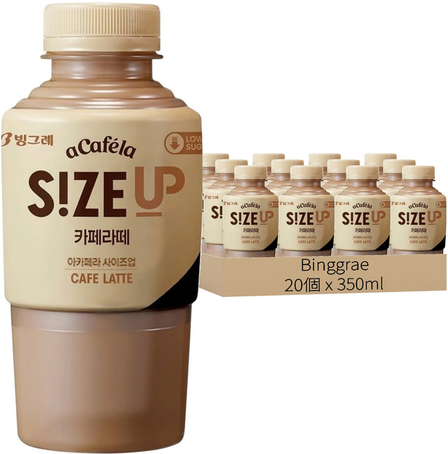 Binggrae 拿鐵咖啡, 20個, 350ml