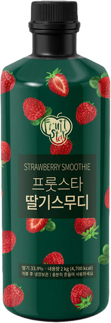 프룻스타 딸기 스무디, 1개, 2kg