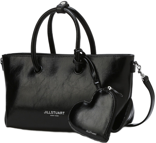 JILLSTUART 果凍光澤皮革托特斜揹包 S