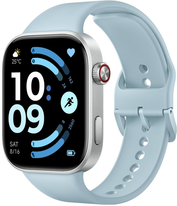 2위 - 샤오미 Xiaomi 레드미 스마트워치 6, 글레이셔 블루, 52.58mm, GPS + 블루투스