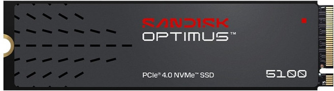 SanDisk 晟碟 Optimus 5100 M.2 NVMe SSD, SDSP51400TAN-000E0, 4TB
