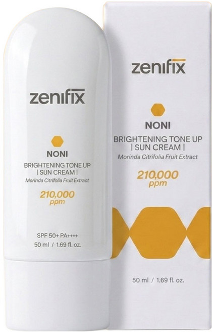 제니픽스 노니 브라이트닝 톤업 선크림 SPF50+ PA++++, 1개, 50ml