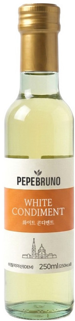 페페브루노 화이트 발사믹 콘디멘토 비니거, 1개, 250ml